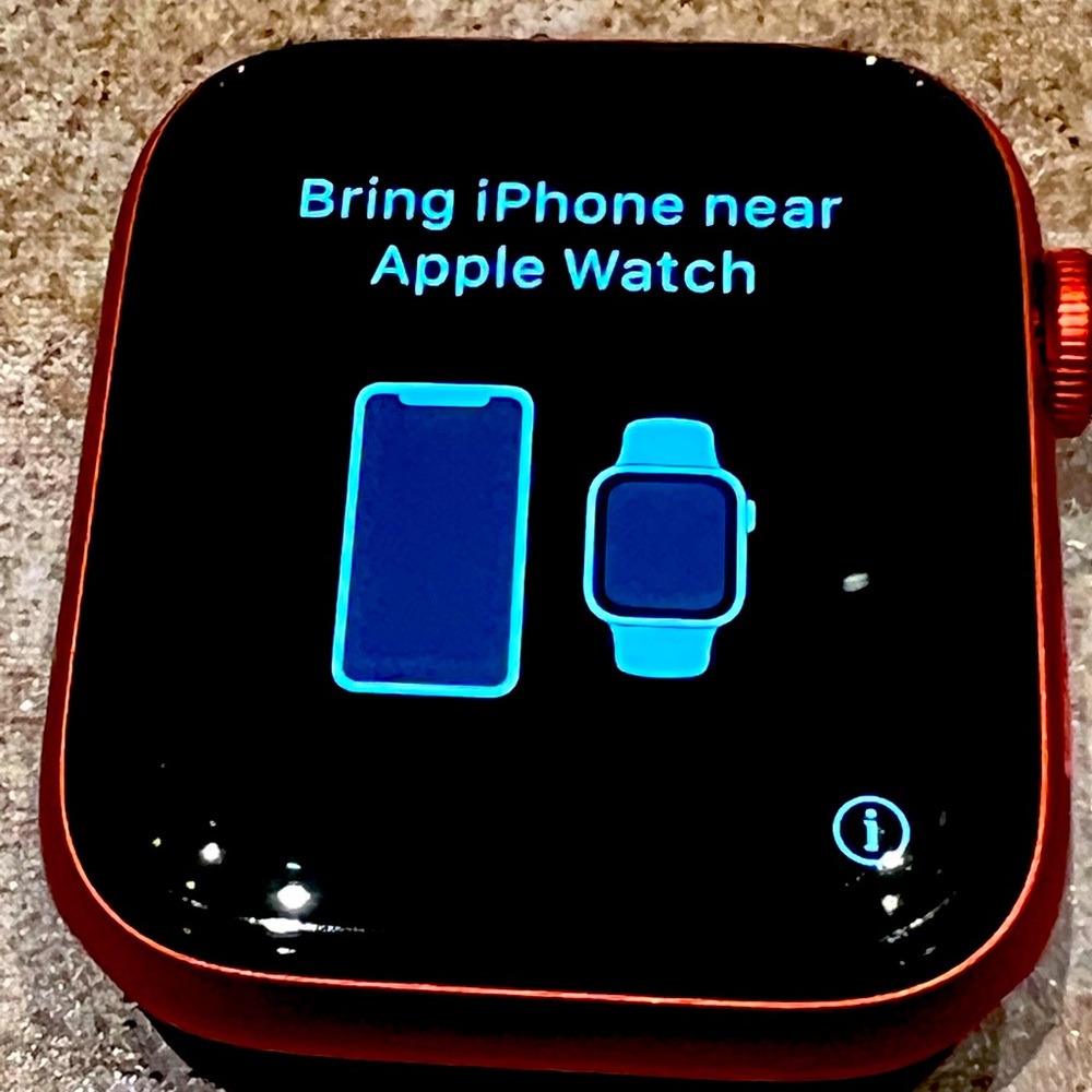 Apple Watch 44 mm Red ID Locked